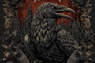 unleash the darkness with a custom horror metal cover