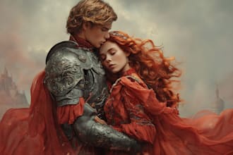 create artistic fantasy book cover design