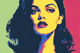 create a unique street pop art illustration