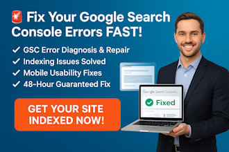 do on page technical SEO, fix google search console indexing errors, XML sitemap