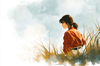 hand paint a watercolor illustration