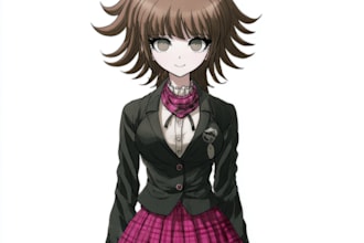 make an character as a danganronpa sprite