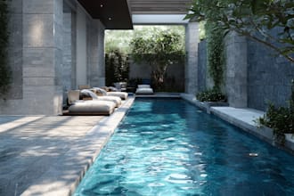 backyard landscape design, garden, patio, swimming pool design