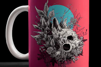 draw a mug or coffee mug design