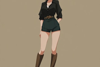 design custom anime characters with unique outfits