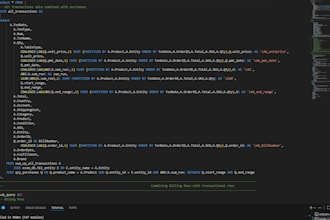 create transformed dataset through sql