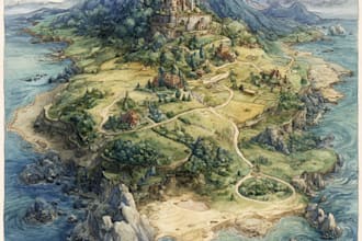 do you rpg fantasy map for your won style