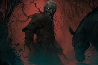 draw fantasy horror realistic portrait illustration