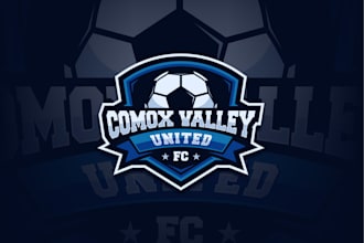 design an amazing football and soccer logo