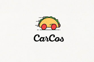 do modern minimalist car logo design