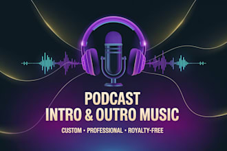 produce podcast intro and outro themes
