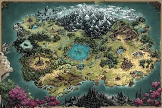 create the map of your fantasy world