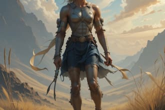 create oil painting, digital oil painting