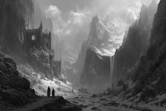 create fantasy landscape concept art