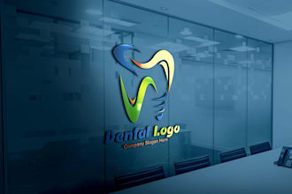 make modern creative super business dentist logo design