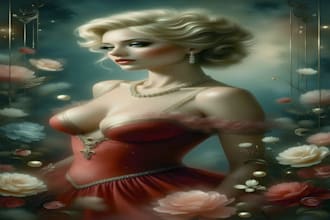 draw a pin up girl and pin up girl