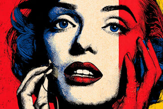 unique a unique street pop art illustration