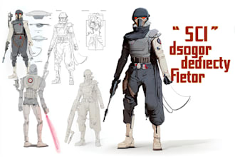 design your sci fi and star wars character