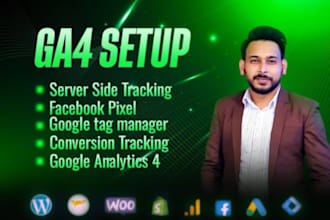 setup facebook pixel to wordpress ga4 GTM conversion API and ecommerce tracking
