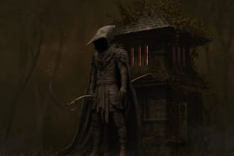 do dark fantasy art illustrations in a painterly style