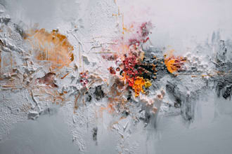 make a luxury abstract art for you
