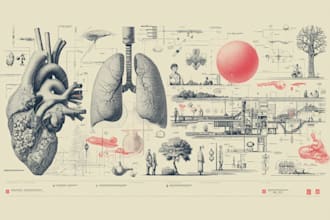 create medical illustrations and diagrams