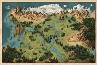 make an amazing world or regional custom fantasy map