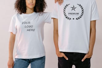 create HD tshirt mockup of real models