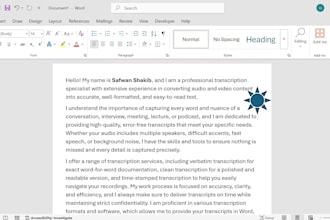 transcribe your audio and video to text in any format  quickly and accurately