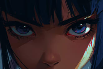 draw anime or manga art illustration for you