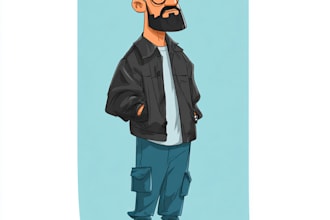 llustrate professional cartoon caricatures for business