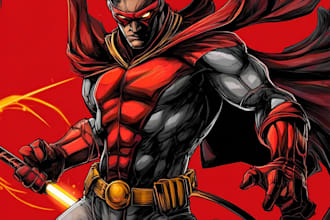 draw superhero comic superhero character marvel