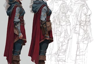 do an professional dnd and caricature portrait