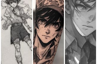create the coolest anime or manga tattoo design