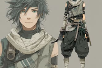 do a original character, fanart, vtuber manga character