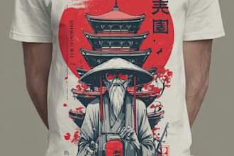 create a t shirt illustration