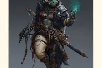 draw creature and character concepts and illustrations