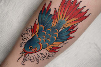 make your old school or traditional tattoo style design