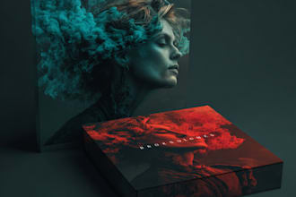 create a metal album cover artwork