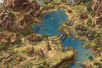make an city, event, tourist, and fantasy map art