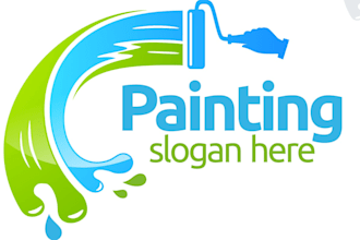 design construction property painting logo design