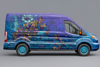 do creative vehicle wrap, car wrap
