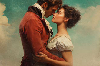 design a historical romance book cover