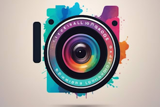 create beautiful camera logo design for real estate, medical