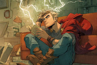 comic book illustration graphics novel superhero