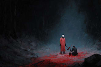 draw dark horror underground art illustration