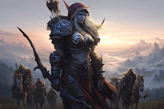 create a stunning custom world of warcraft character art
