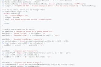 develop a script for automations in your google wokspace