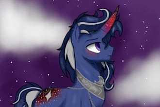 redraw or draw a pony oc