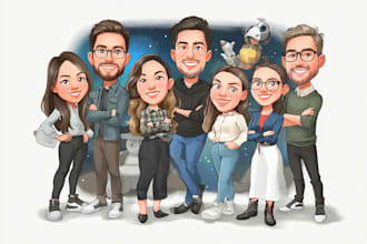 create bighead cartoon caricature from your photo